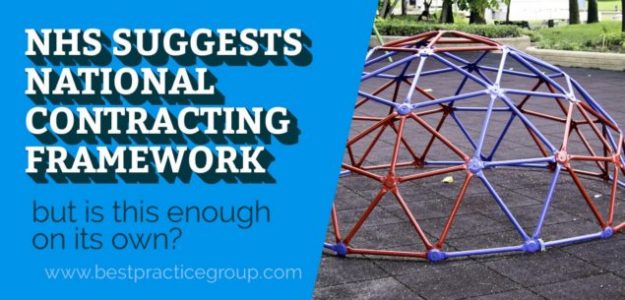 The NHS suggests National Contracting Framework